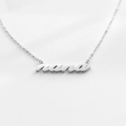 Nana Script Necklace