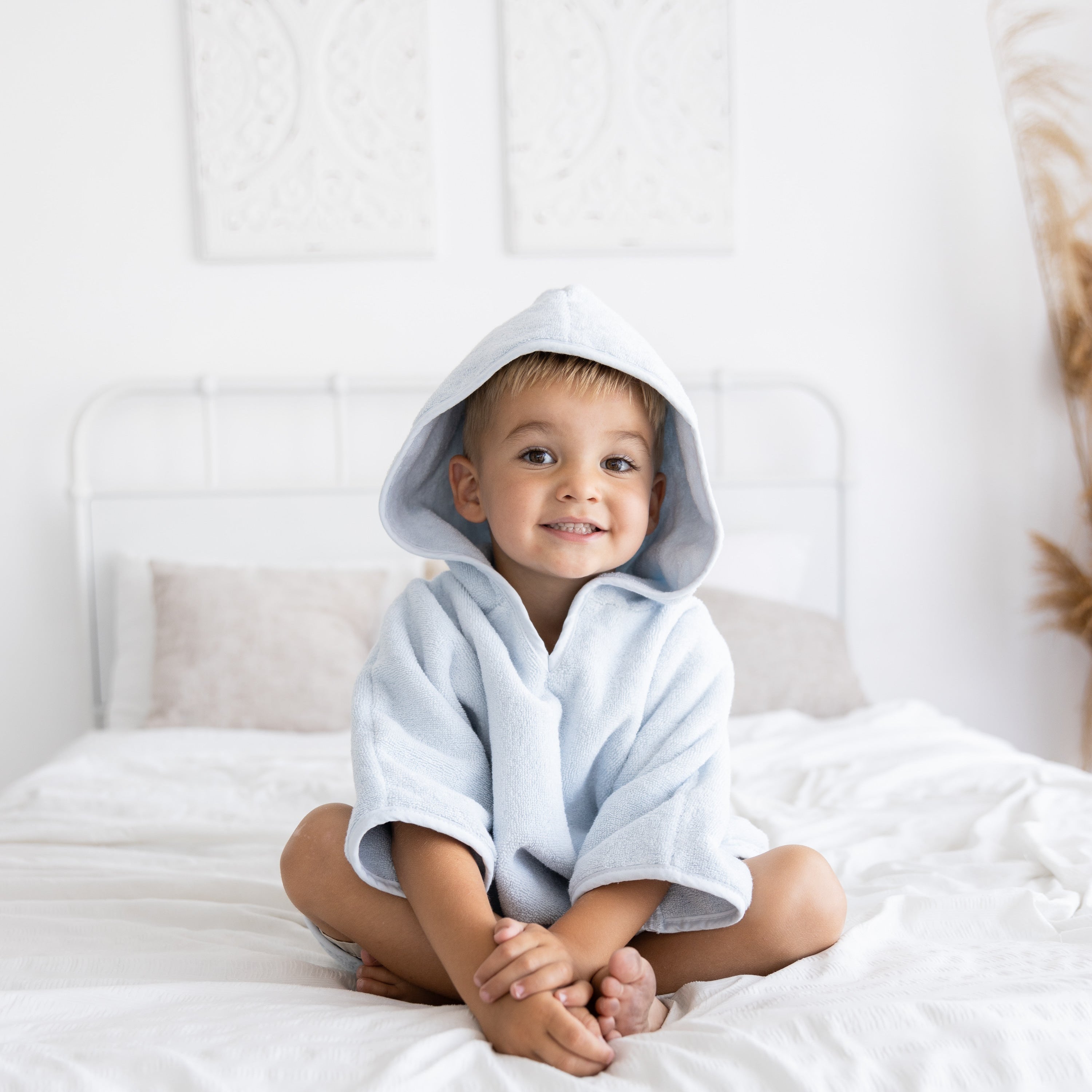 Organic Cotton Hooded Poncho