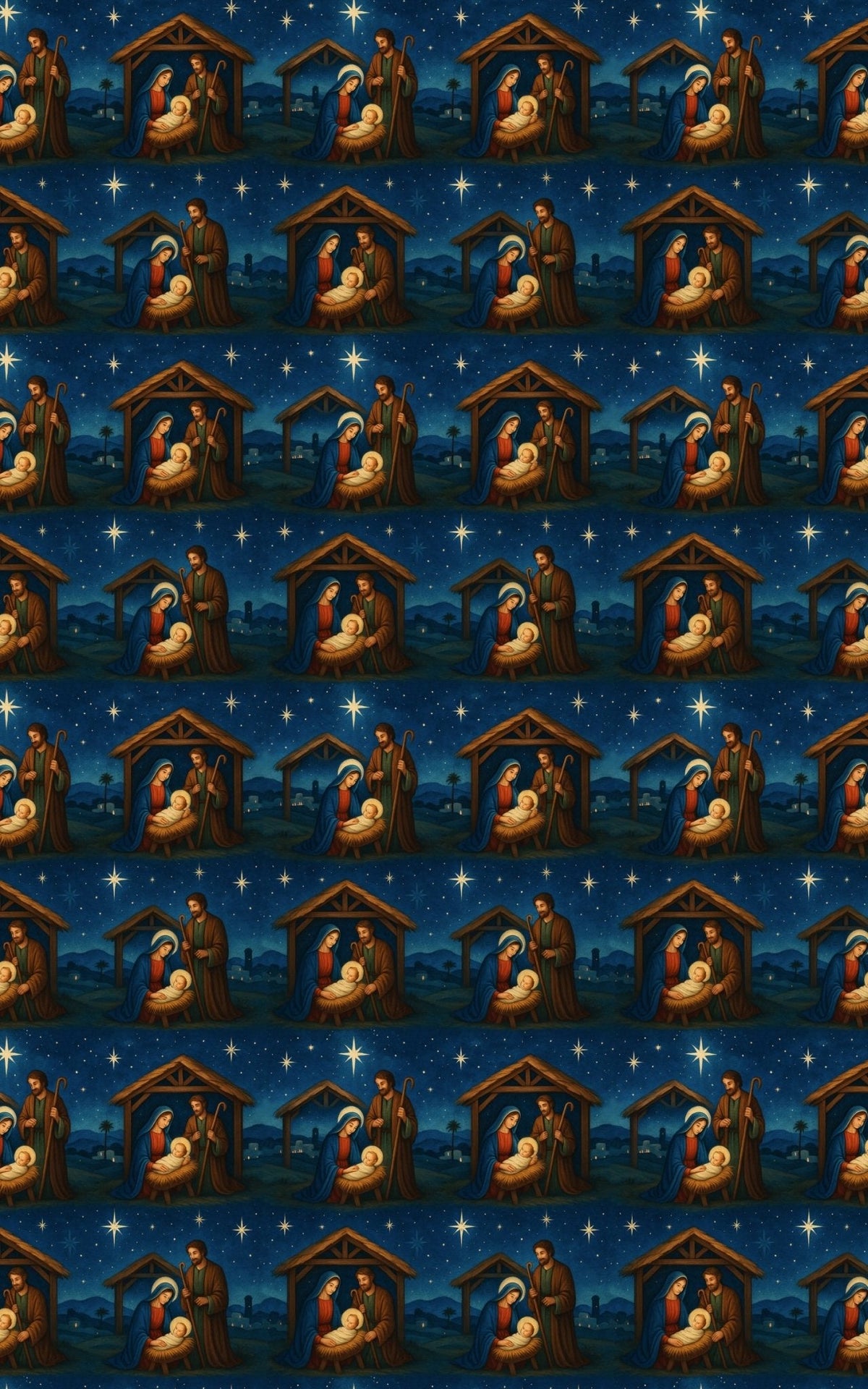 Nativity Night Wrapping Paper