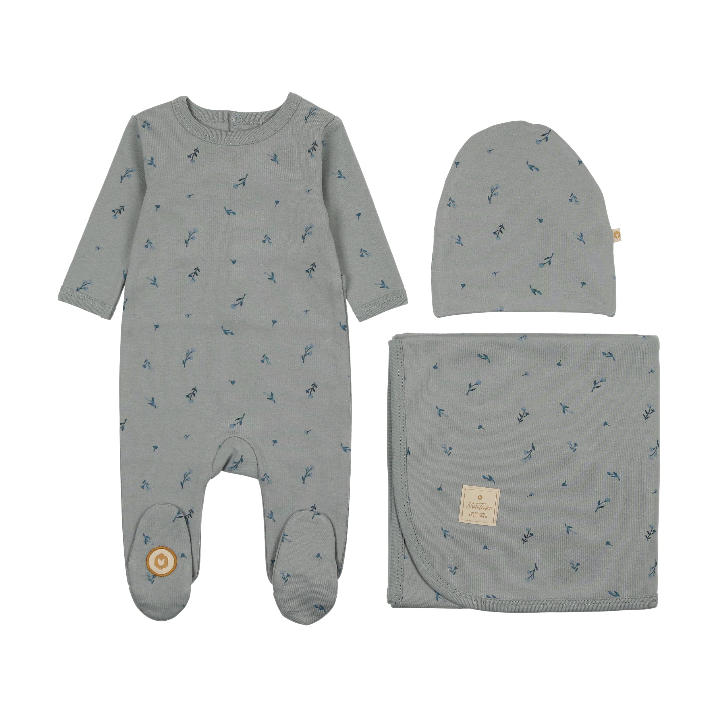 Nature's Print Layette Set