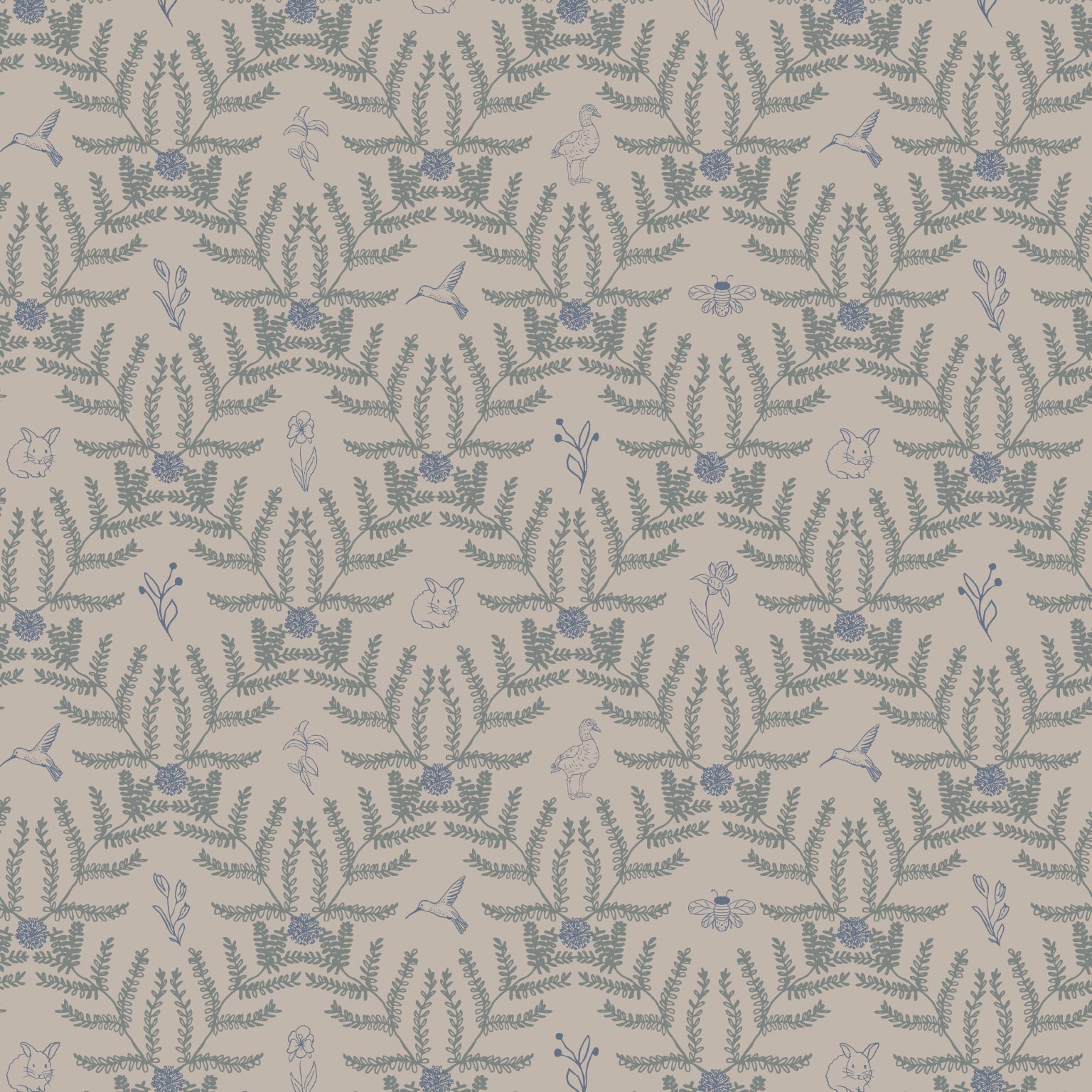 Navie Wallpaper By Hannah Langford Design