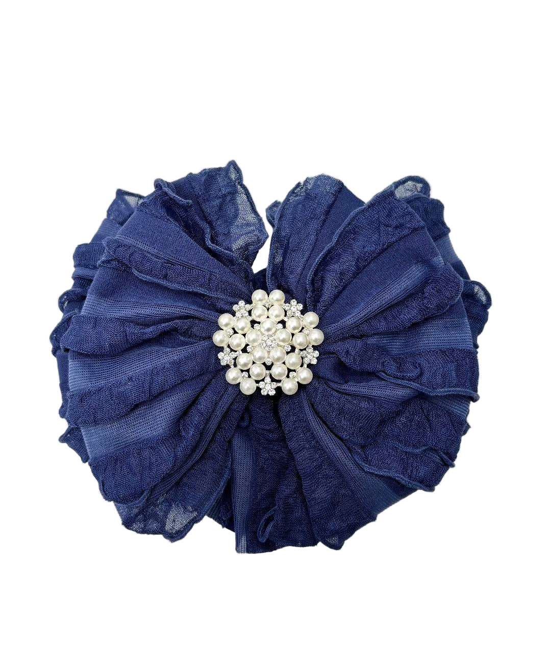 Pearl Embellished Signature Ruffled Baby Headband