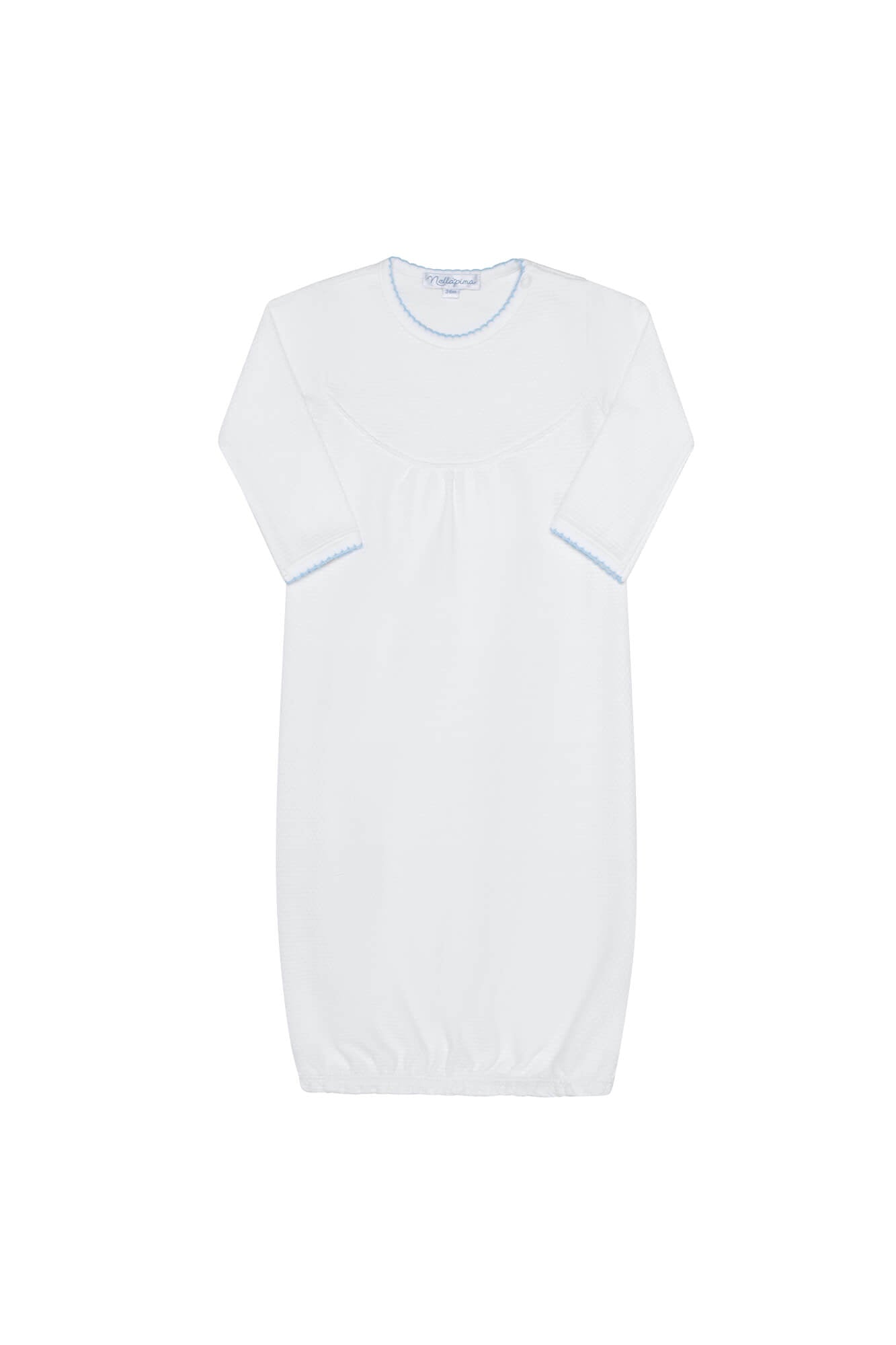 White Bubble Baby Gown