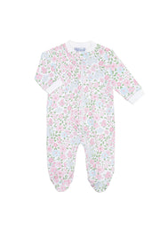 English Garden Zipper Footie