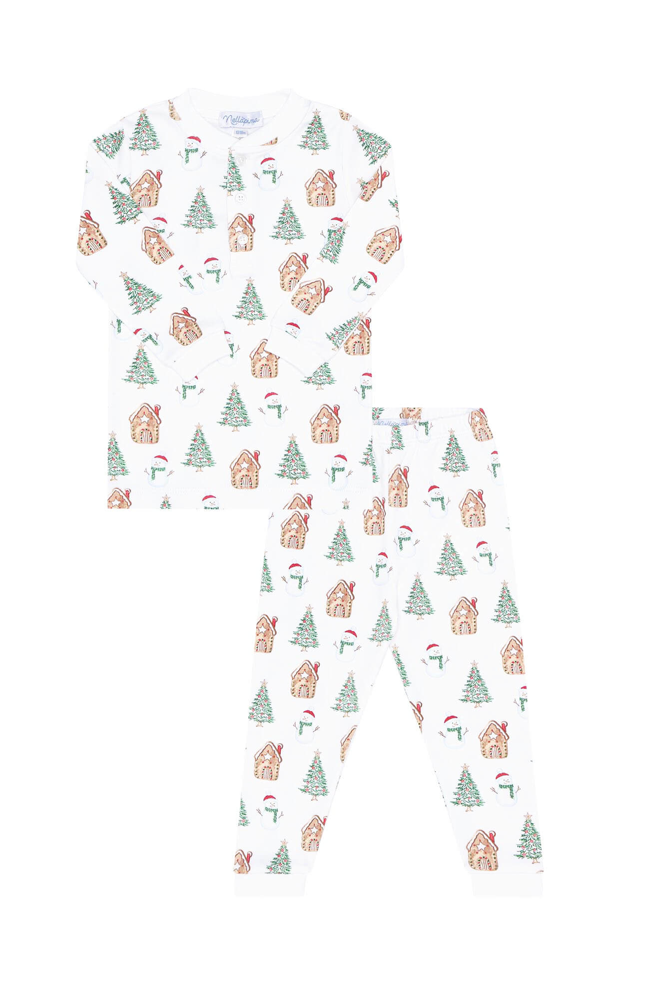 Wonderland Christmas Print pajama