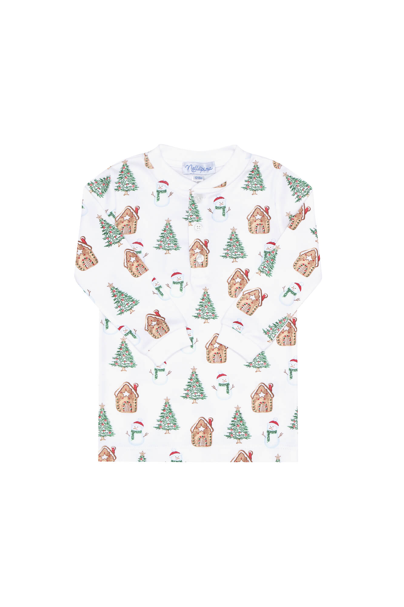 Wonderland Christmas Print pajama