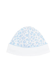 Blue Cheetah Print Hat
