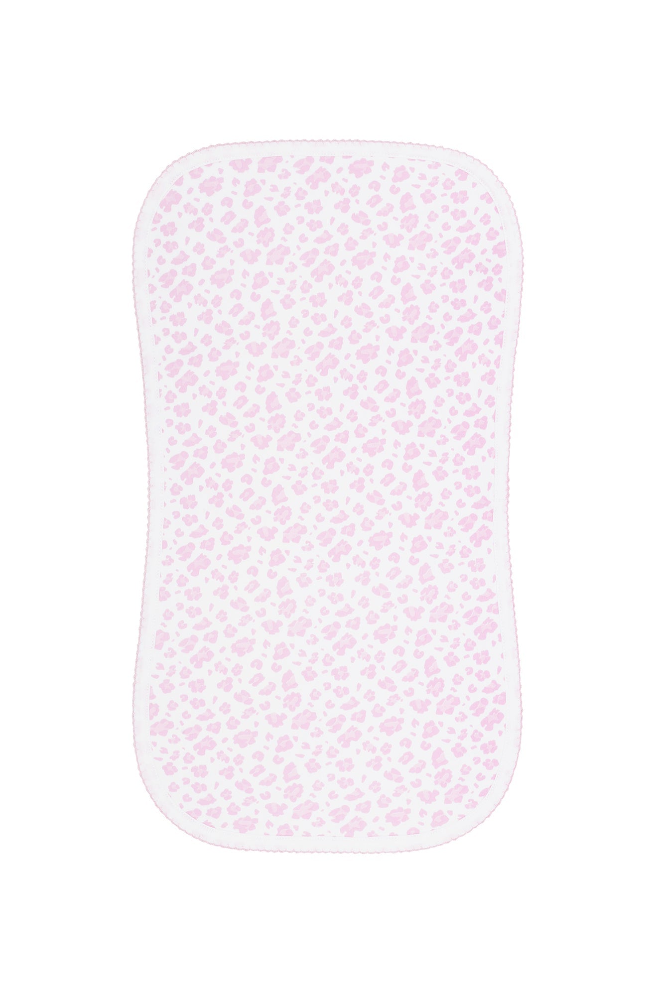 Pink Cheetah Print Burp Cloth