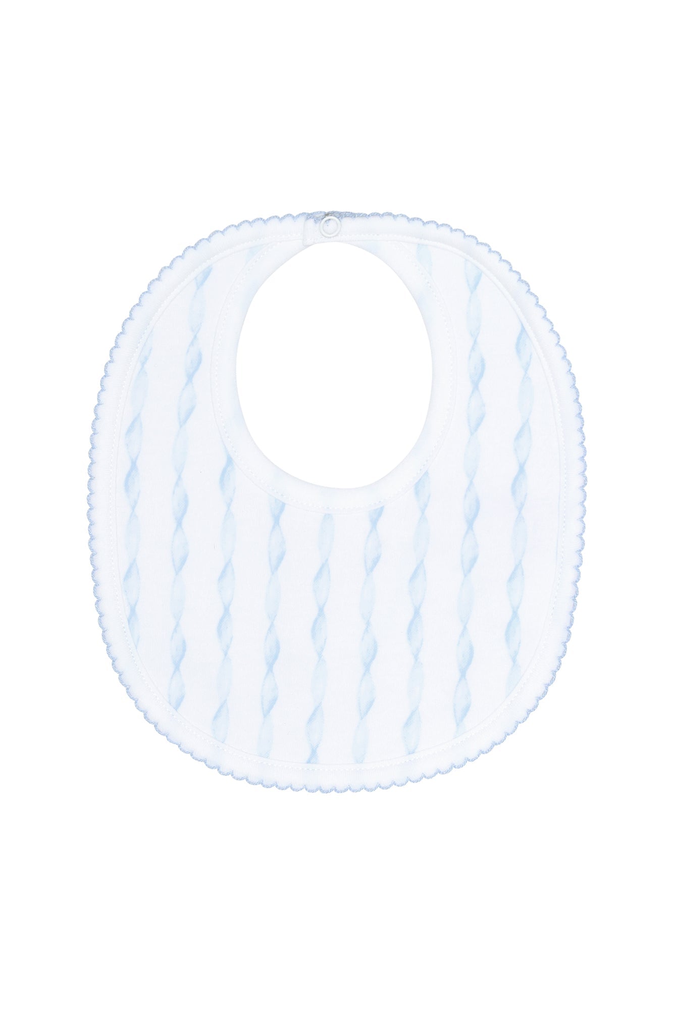 Blue Twirls Bib