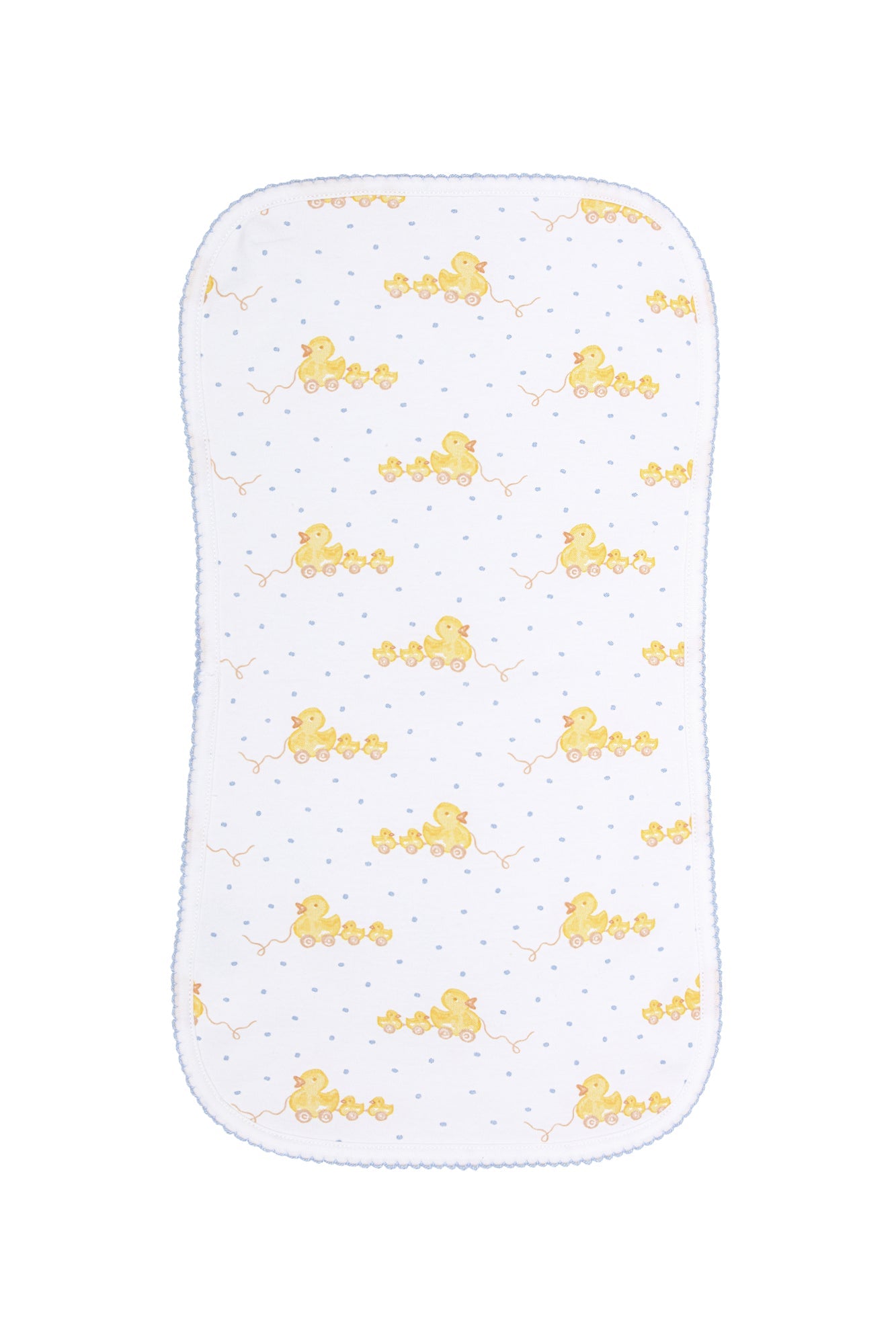 Blue Ducks Print Burp Cloth