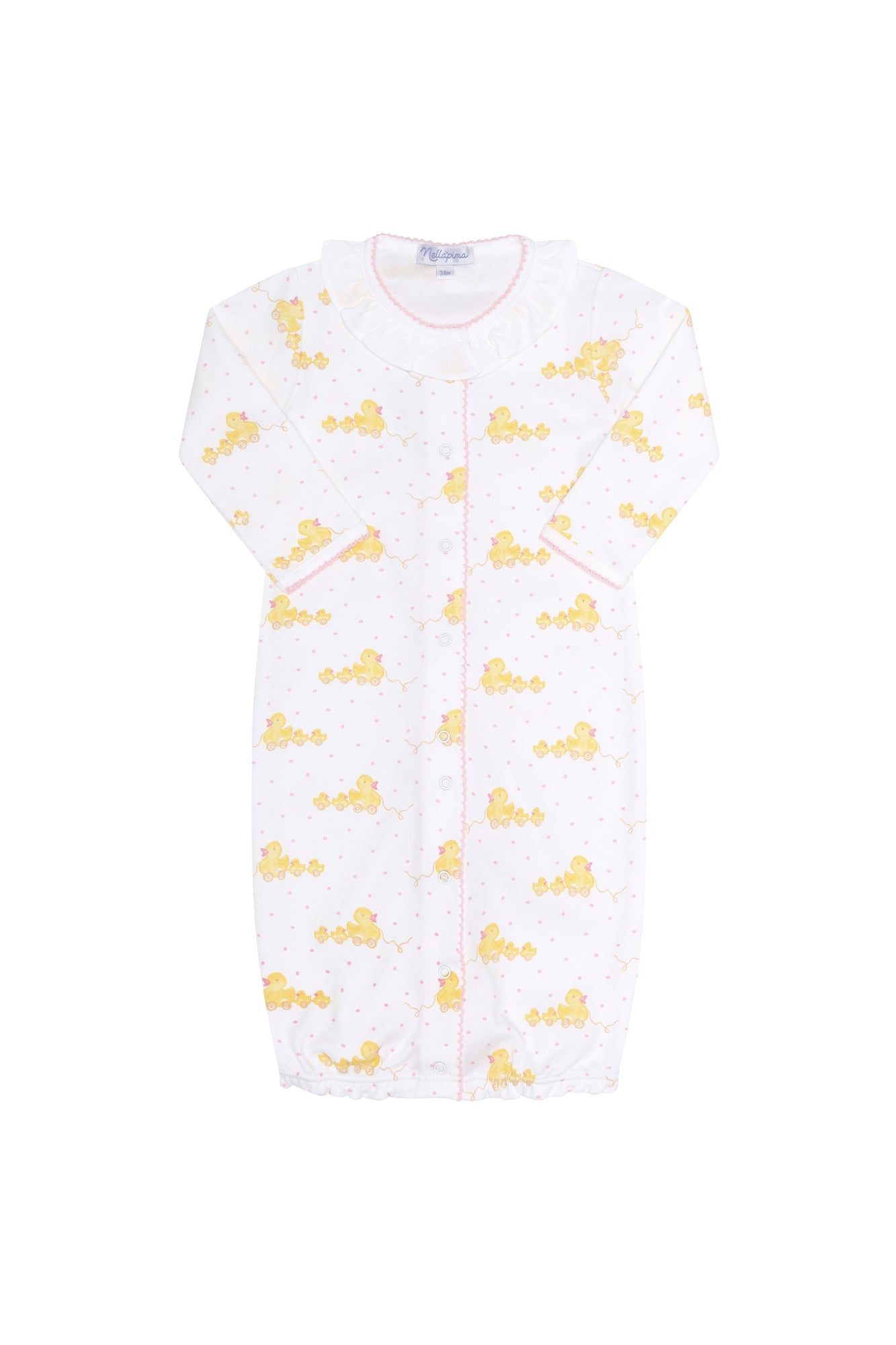 Pink Ducks Print Converter Gown