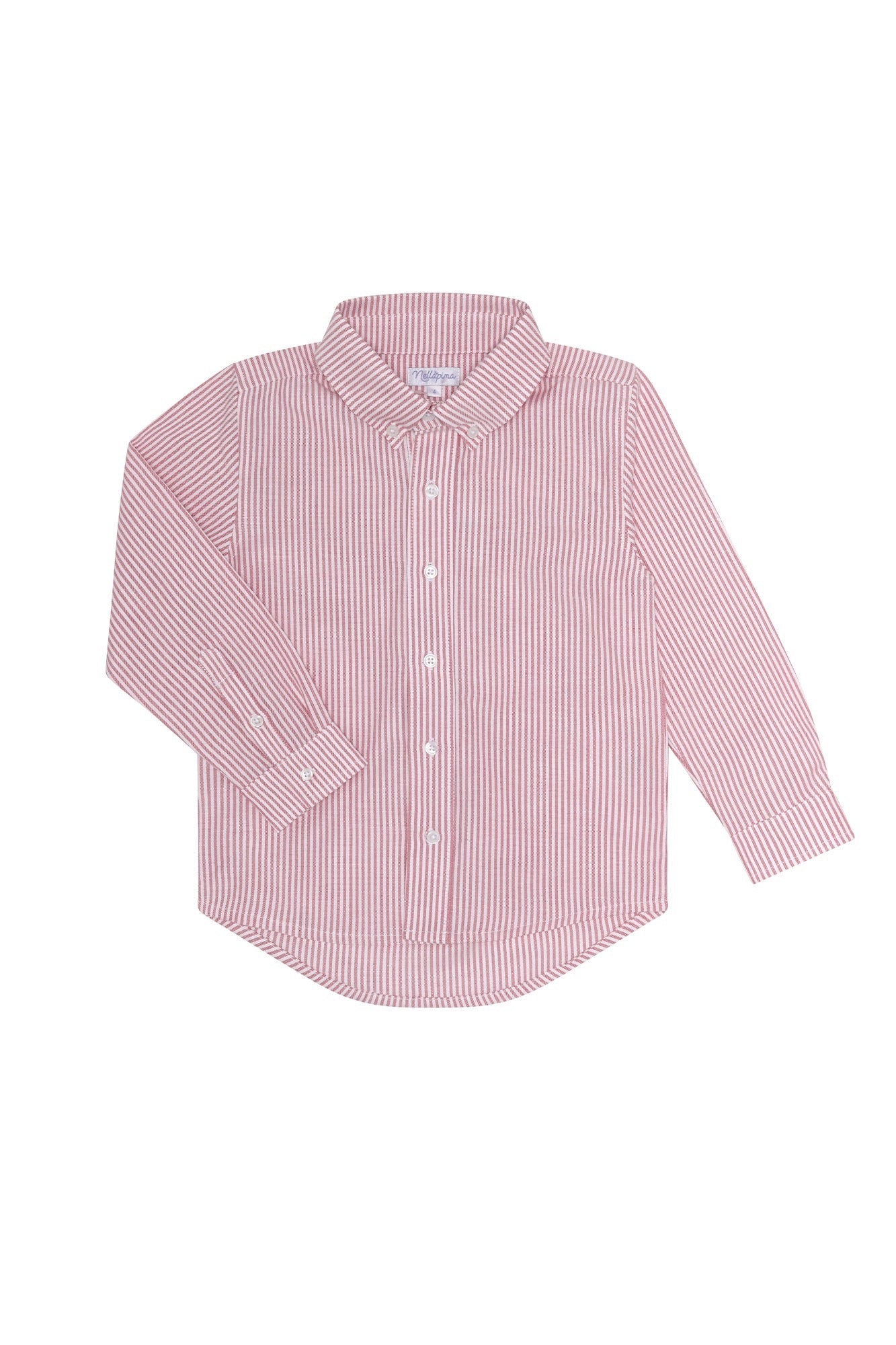 Red Stripes Long Sleeve Shirt