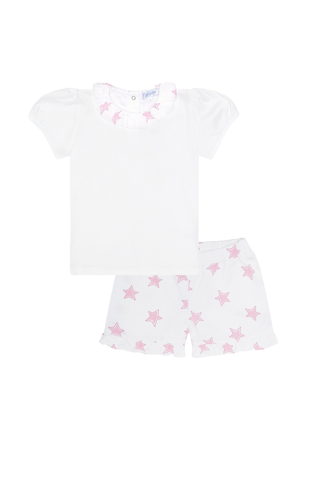 Pink Stars Short Set