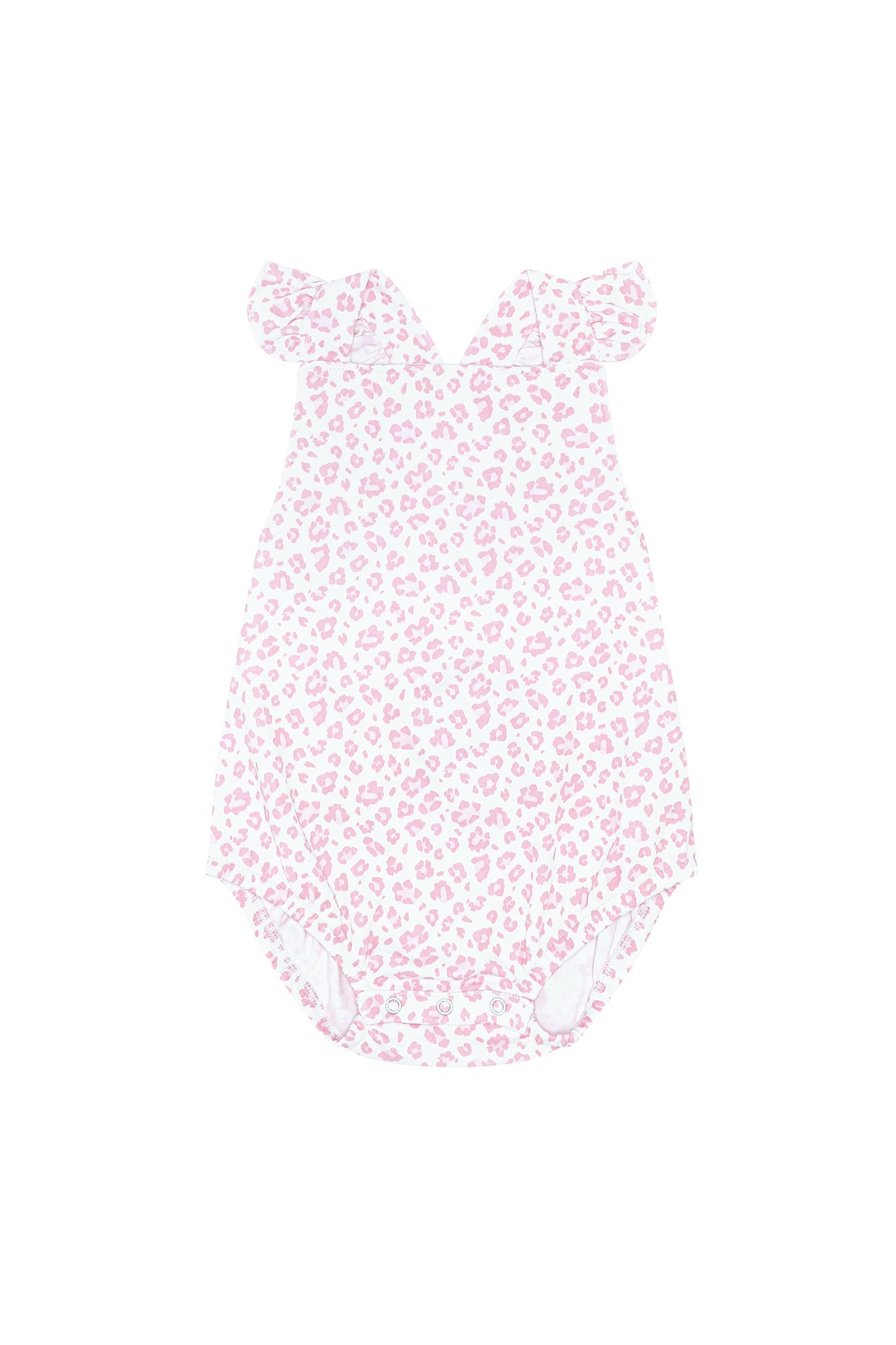 Pink Cheetah Print Ruffle Bubble