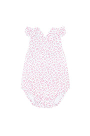 Pink Cheetah Print Ruffle Bubble
