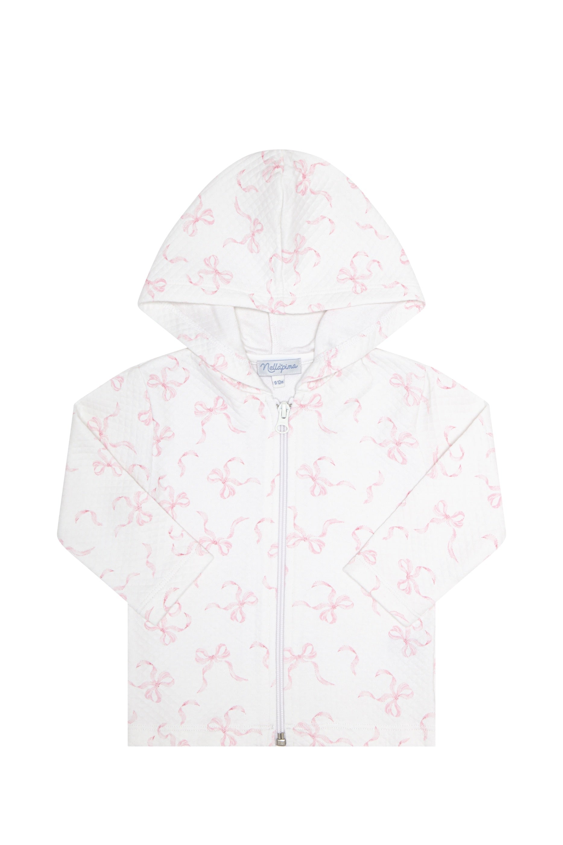 Charming Bows Print Jacquard Jacket