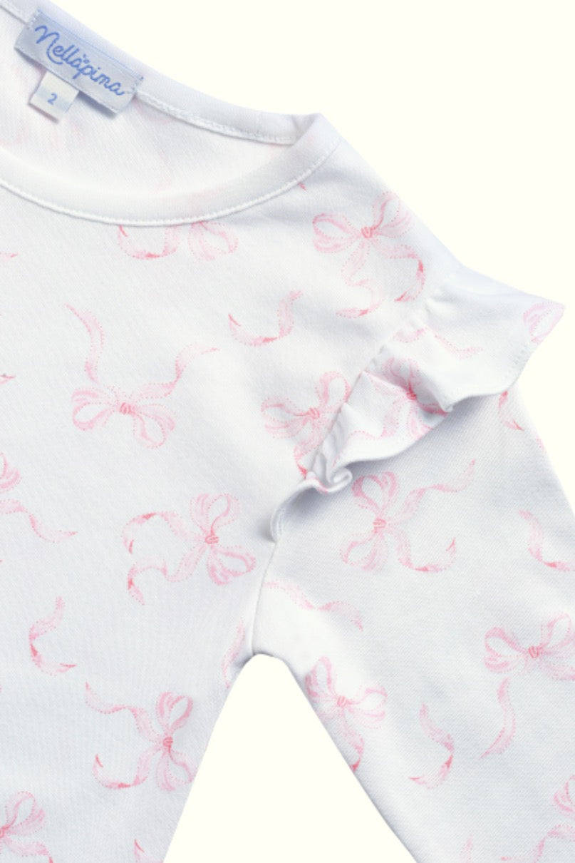 Charming Bows Print Playtime Dress