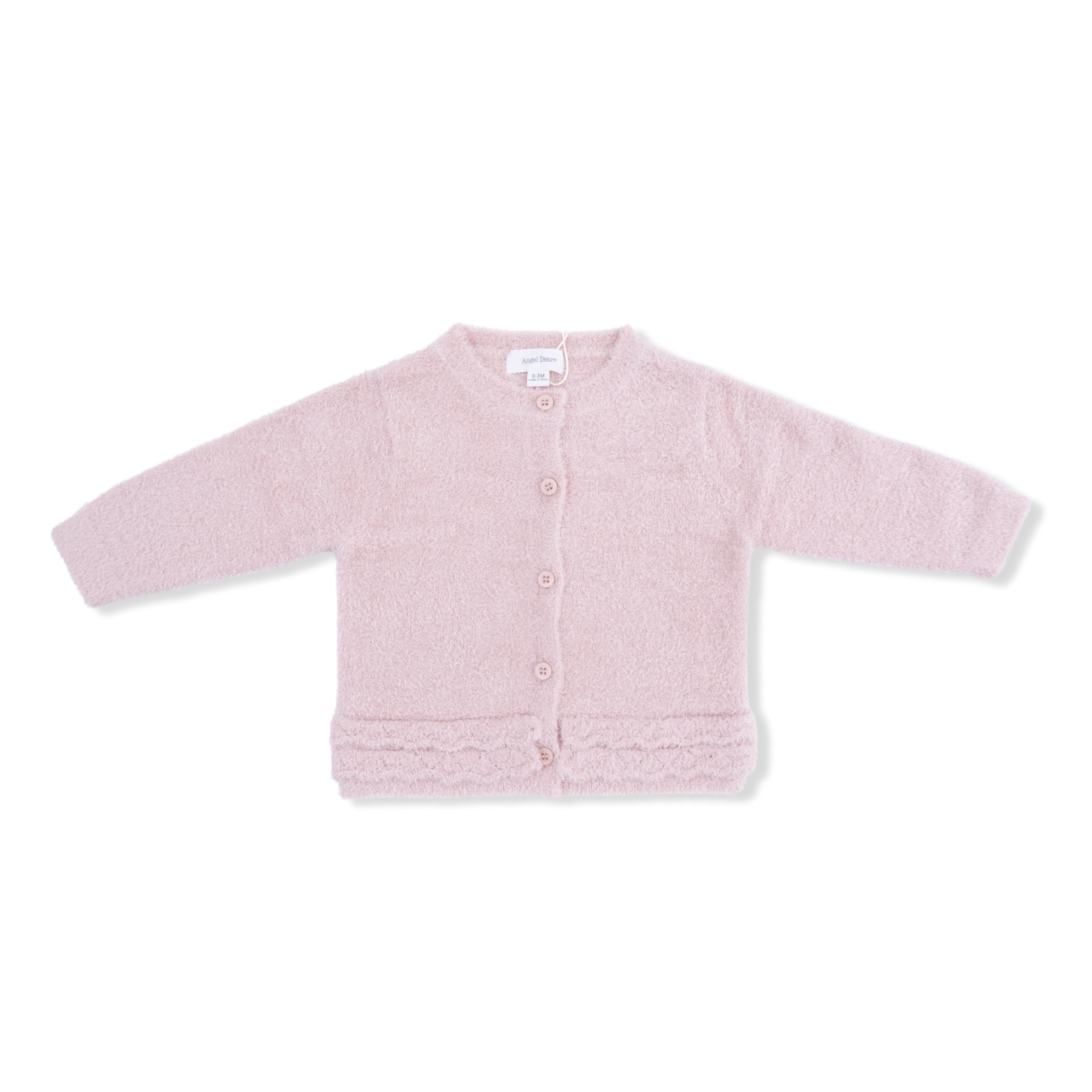 Chenille  - Blush Button Down Cardigan 4 Piece Set