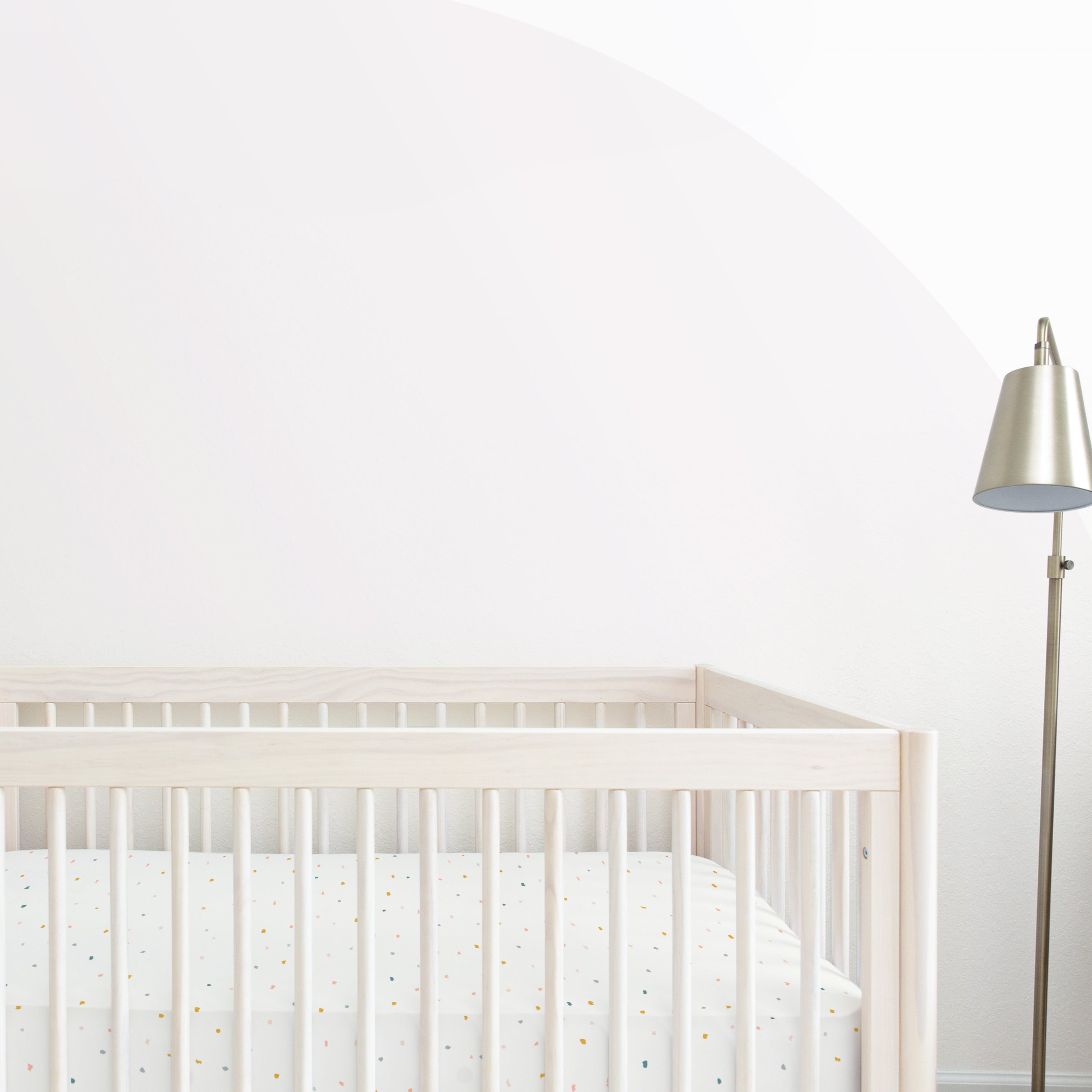 Organic Crib Sheet - Dotty