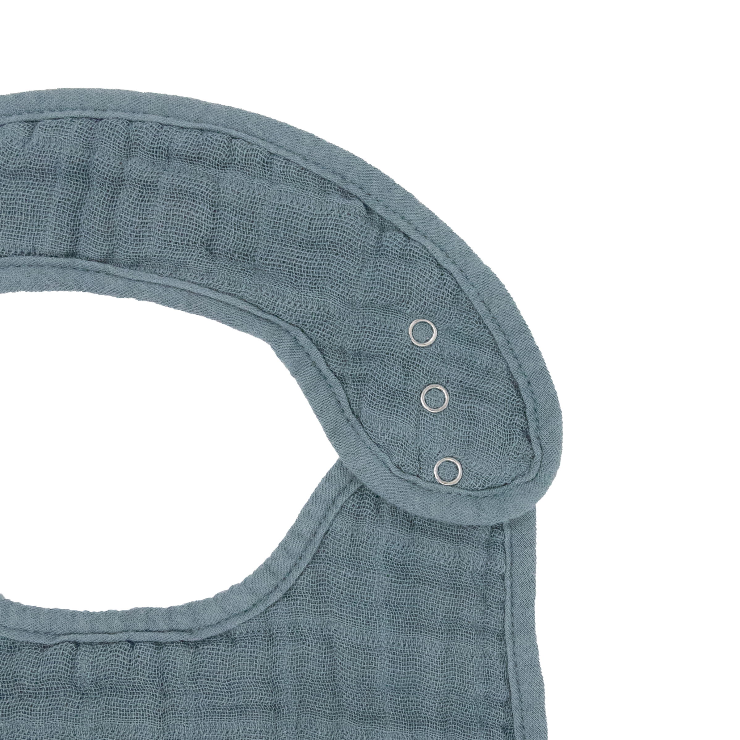Cotton Muslin Classic Bib 3 Pack - Georgia Peach