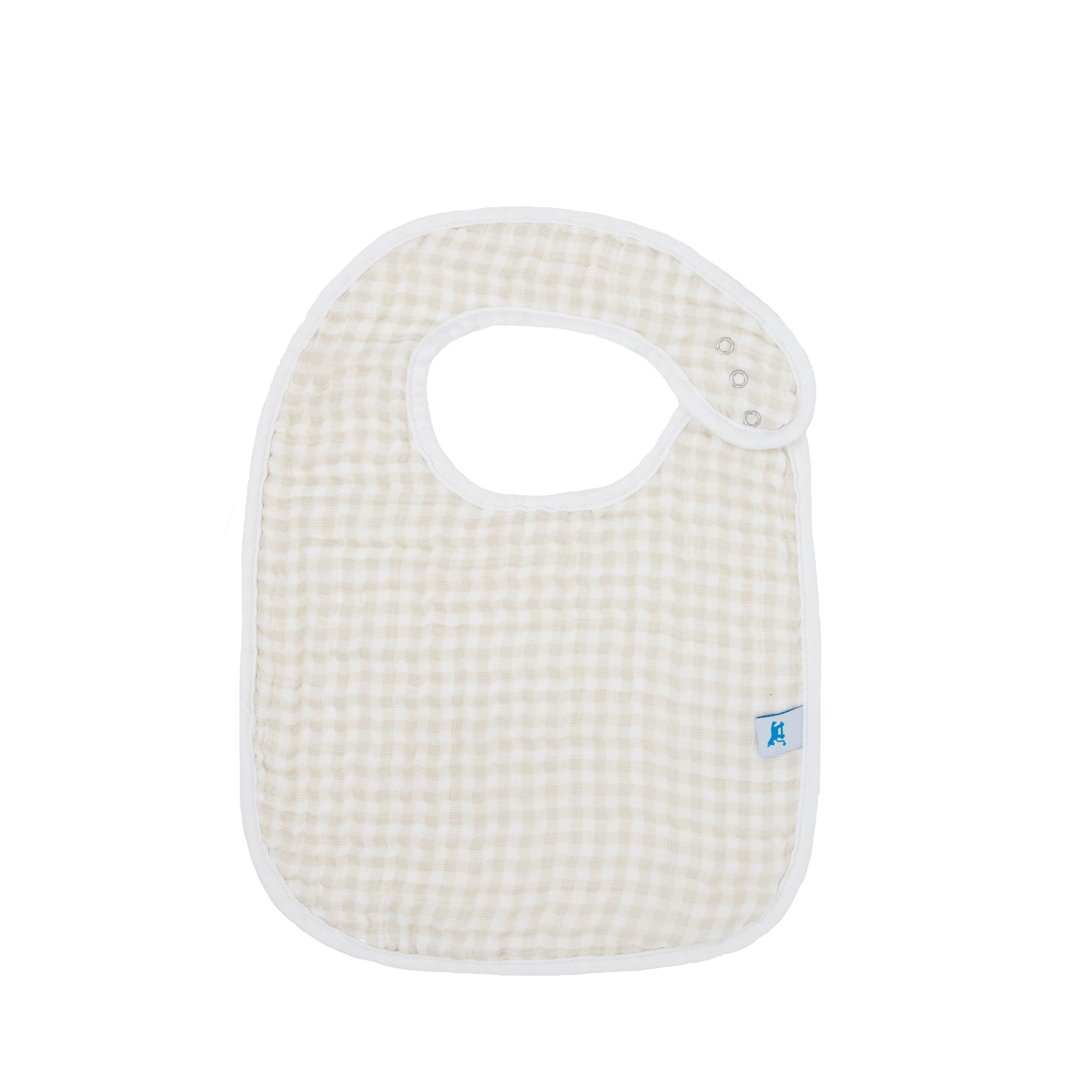 Cotton Muslin Classic Bib 3 Pack - Georgia Peach