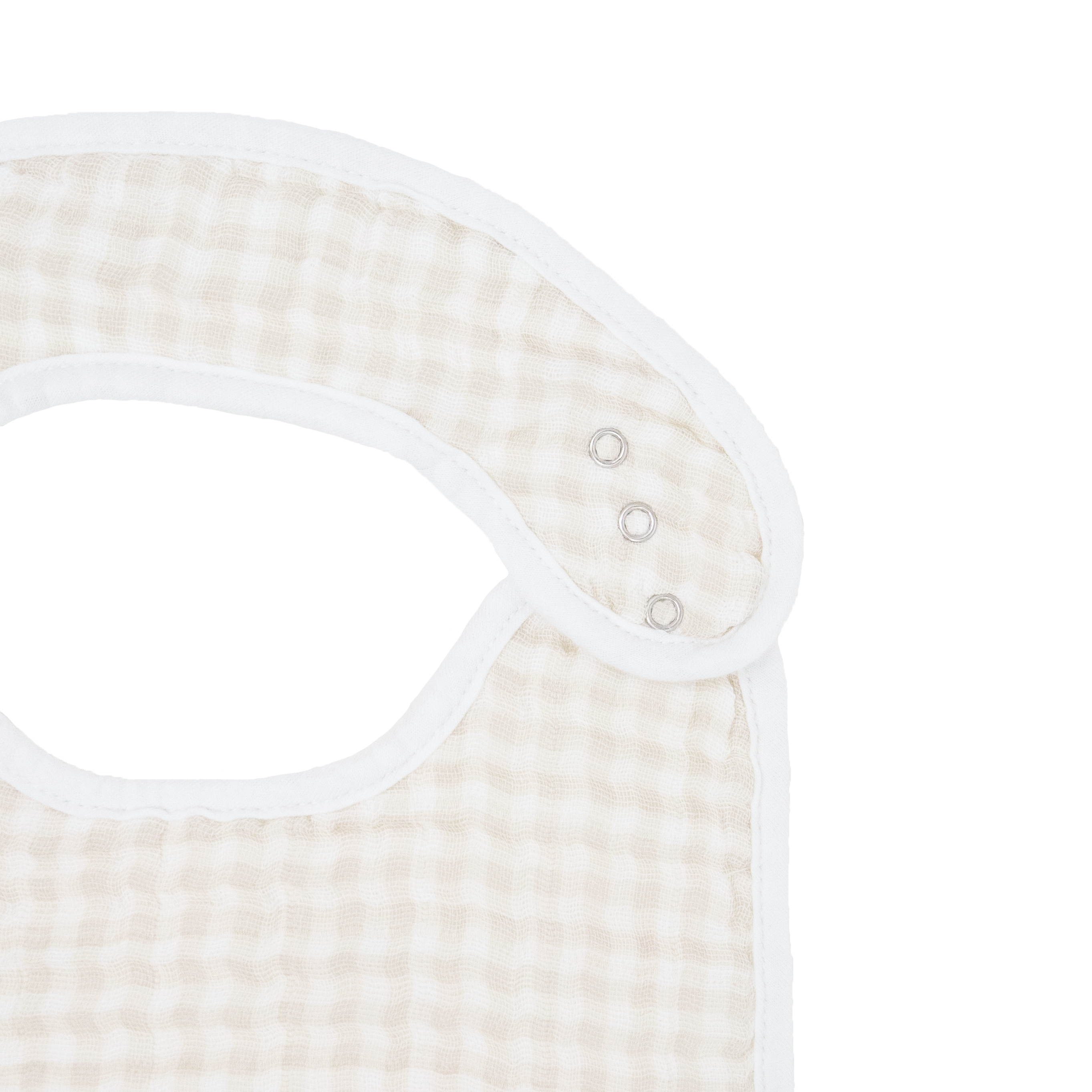 Cotton Muslin Classic Bib 3 Pack - Georgia Peach
