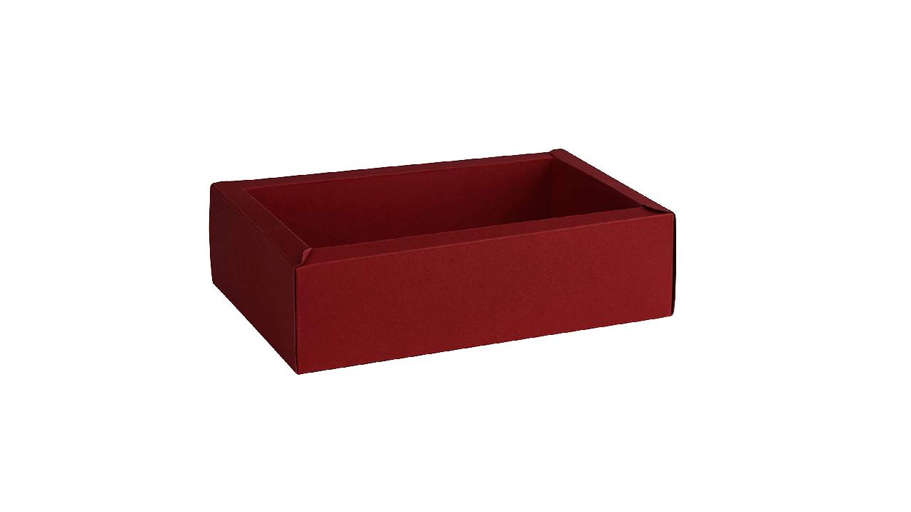 Clear Sleeve Sliding Red Gift Box 12 Pack 7 X 4.75 X 2