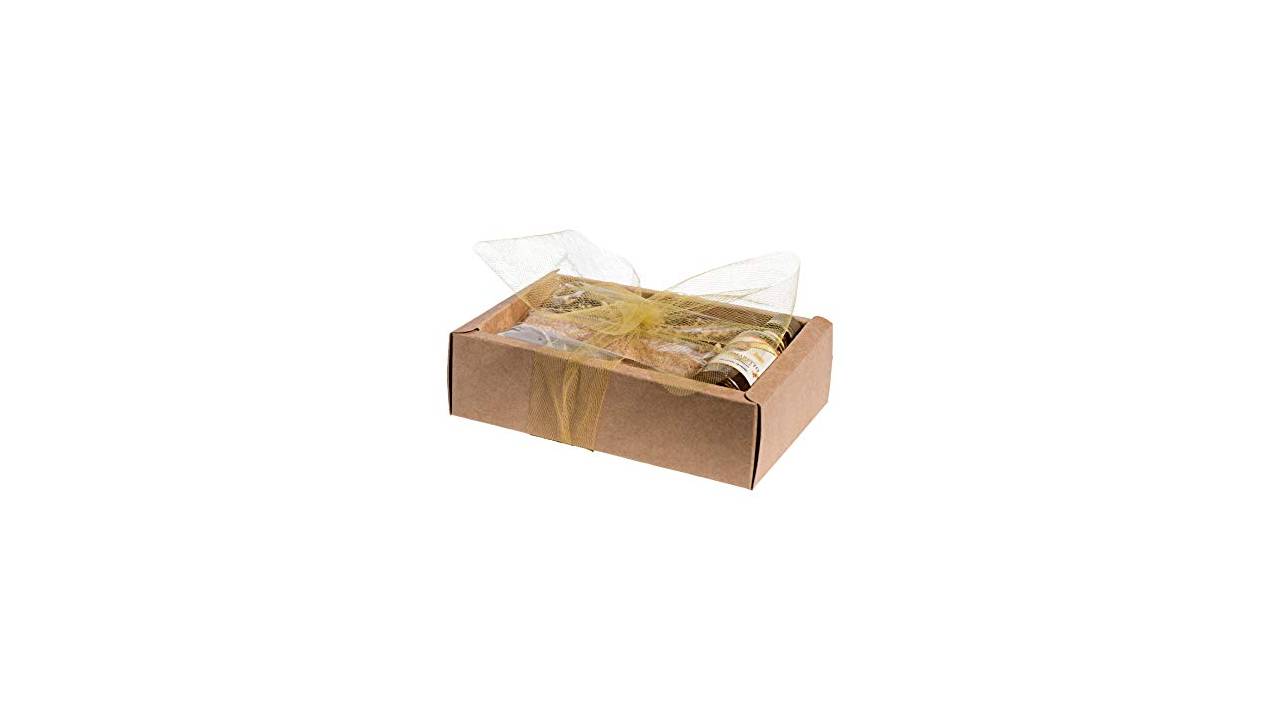 Clear Kraft Paper Sliding Gift Box 12 Pack 7 X 4.75 X 2