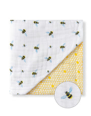 ORGANIC SNUG BLANKET - BEES
