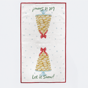 Let It Snow! Beignet Tree Kitchen Towel