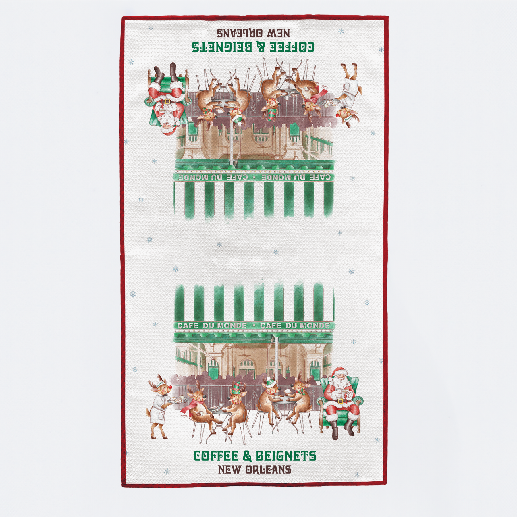 Breakfast With Santa Kitchen Towel