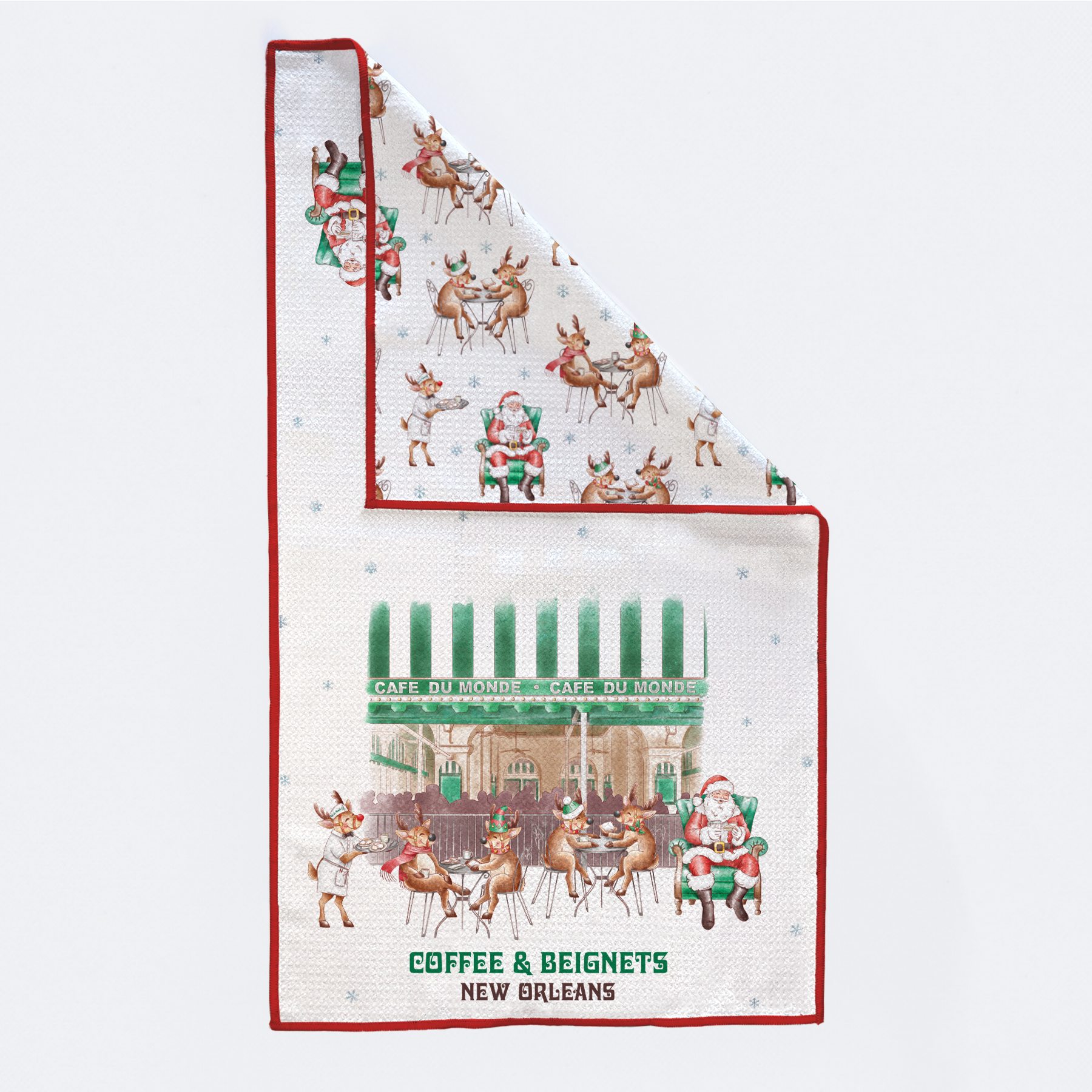 Breakfast With Santa Kitchen Towel