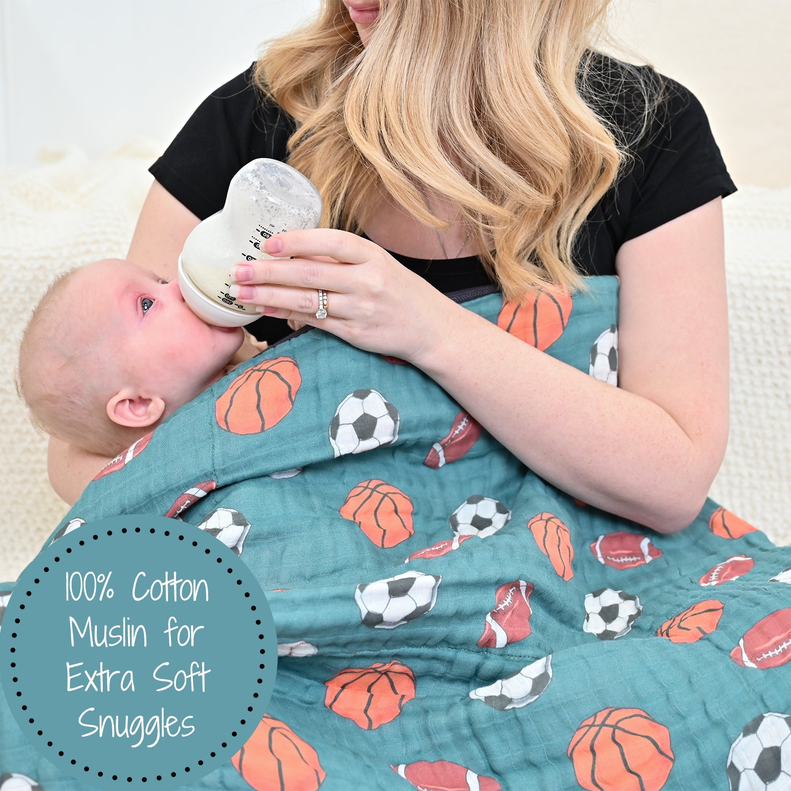 Get Up, It's Gameday Swaddle Blanket