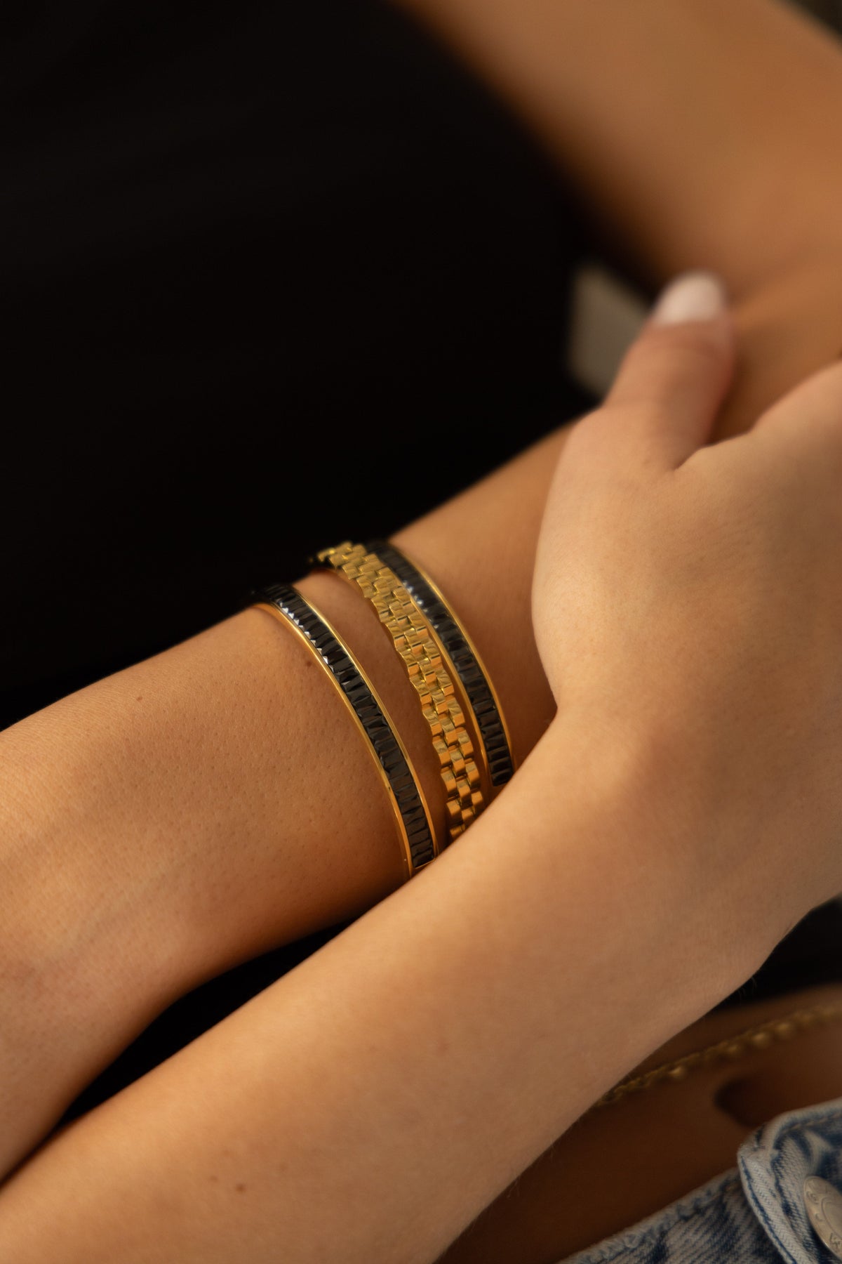 Nicola Cz Bracelet - Black
