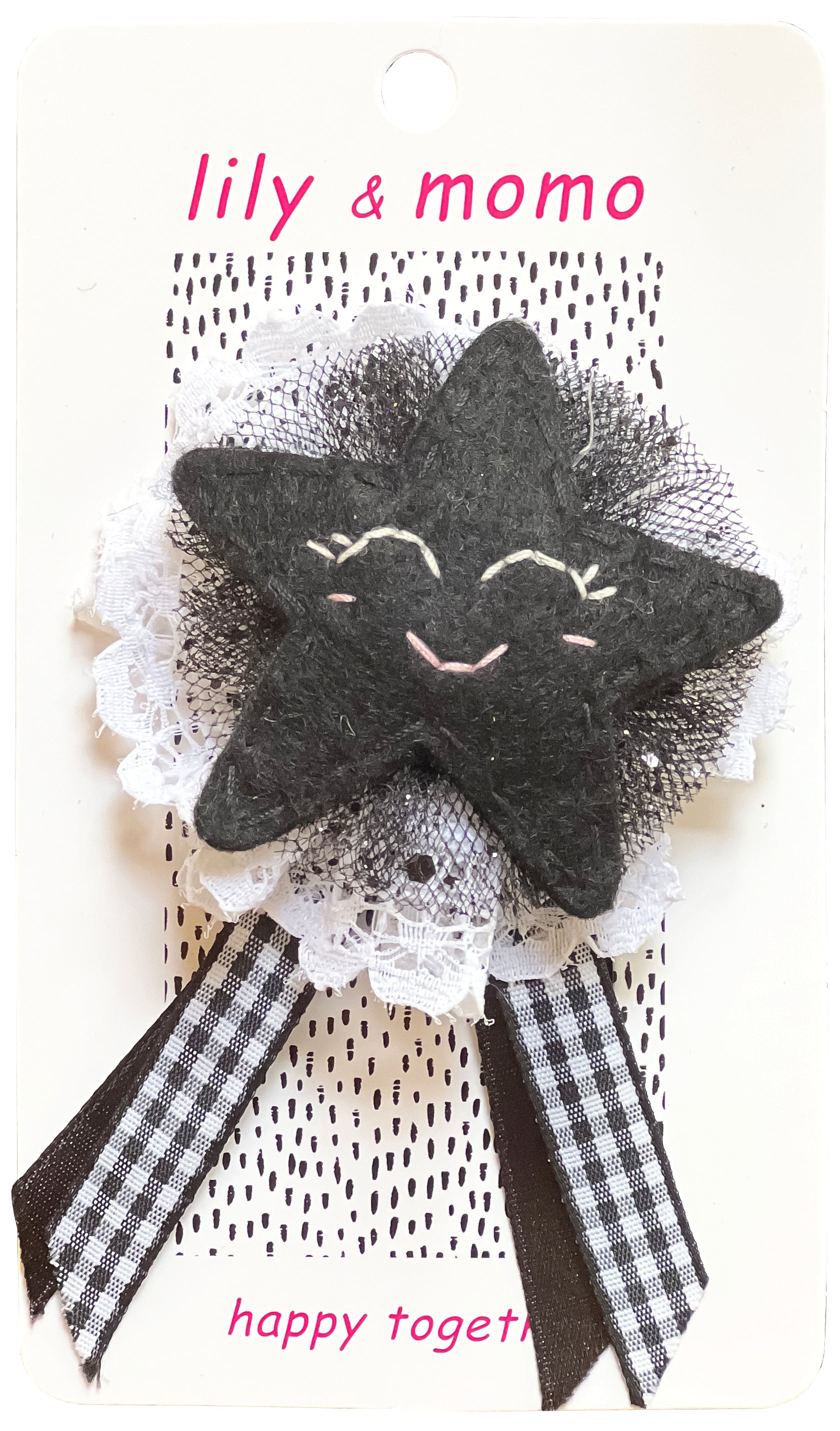 Night Star Hair Clip - Black