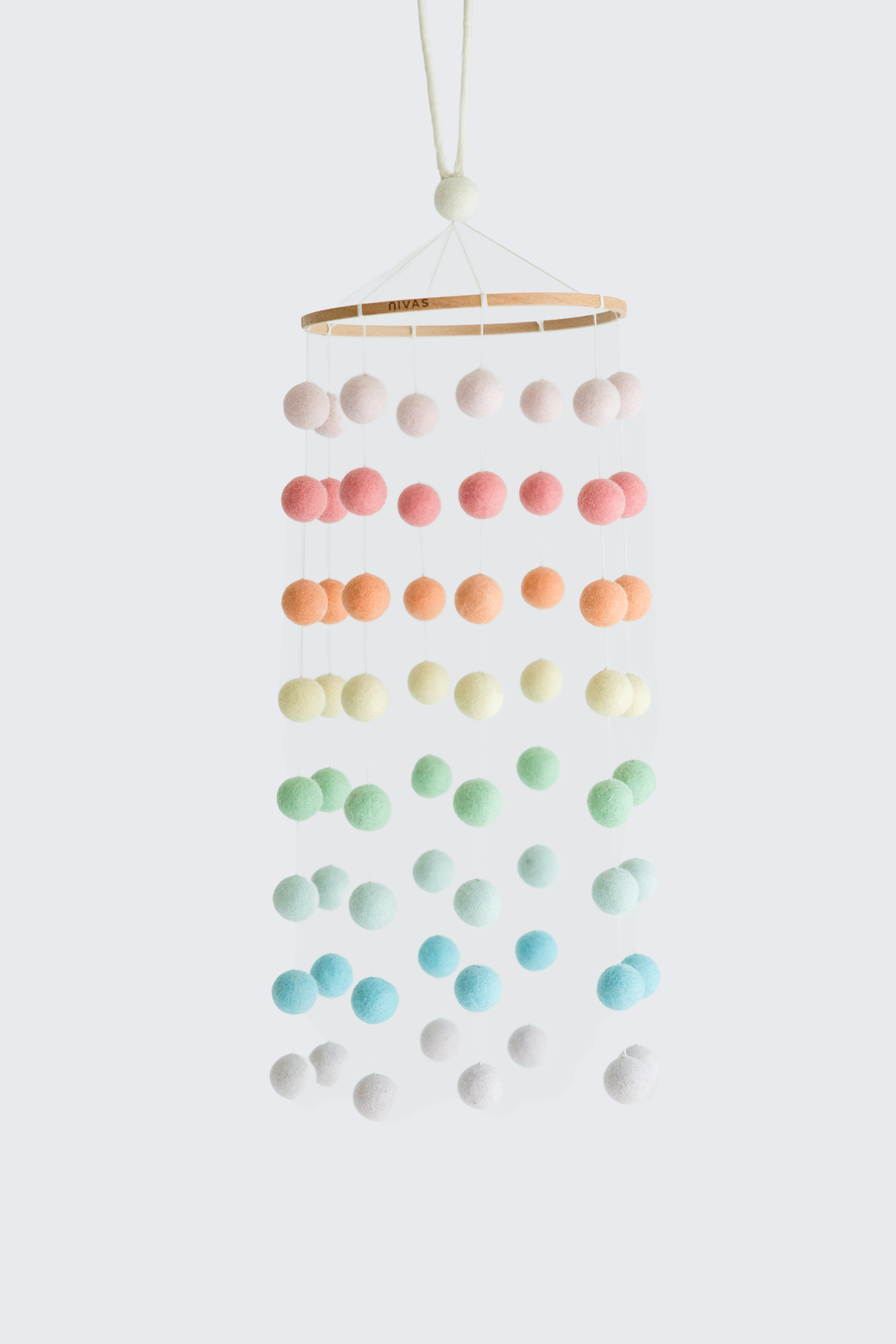 Pom Pom Mobile (rainbow)