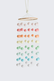 Pom Pom Mobile (rainbow)