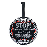No Kissing A Newborn Car Seat And Stroller Tag