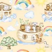 Noah's Ark Minky Baby Blanket