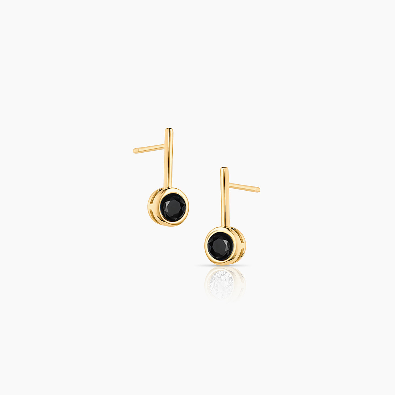 Noemi Black Earrings