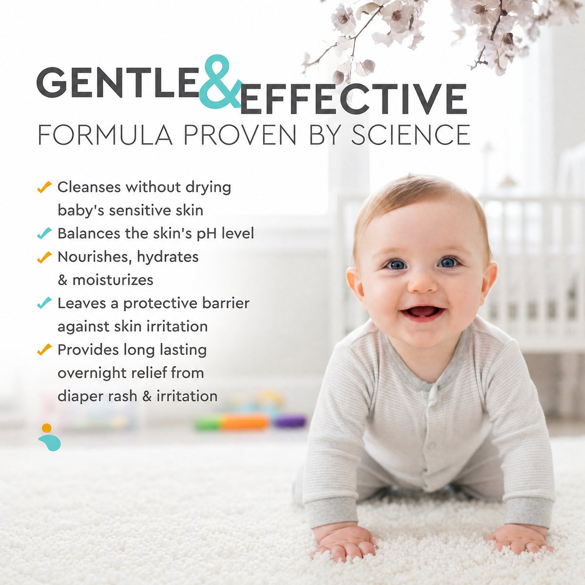 Noleo 3-in-1 - Diaper Rash Cream - Ewg Verified