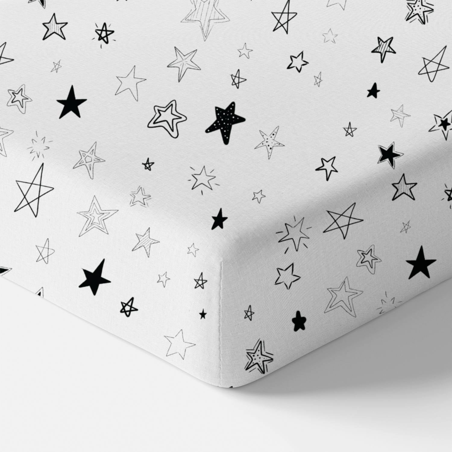 Organic Crib Sheet - Stars