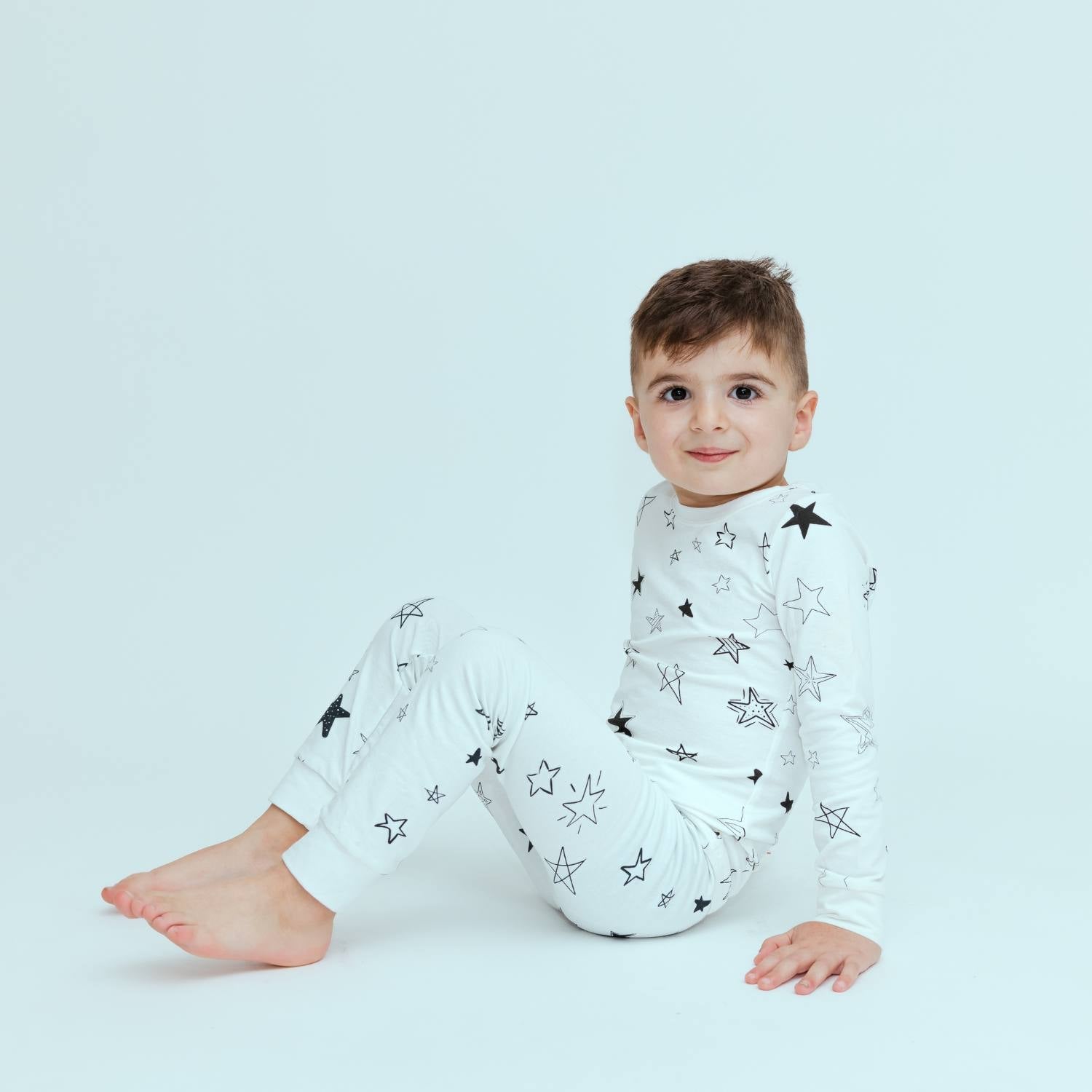 Organic Kids Pajamas - Stars
