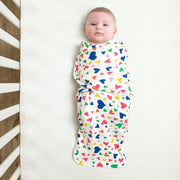 Colorful Hearts Snugababe Swaddle™ Sleep Pod