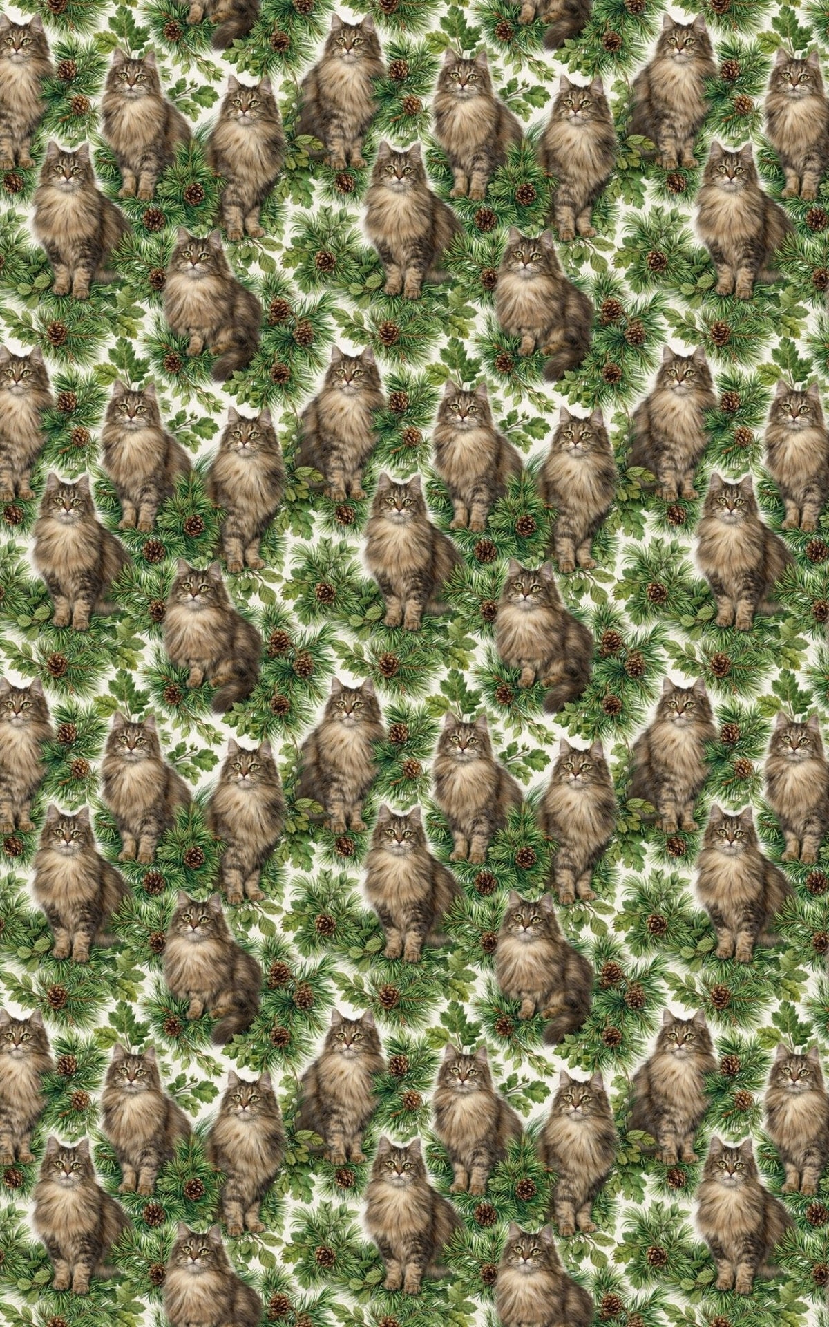 Norwegian Forest Frolic Wrapping Paper