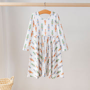 Nutty Or Nice Organic Cotton Dress For Kids
