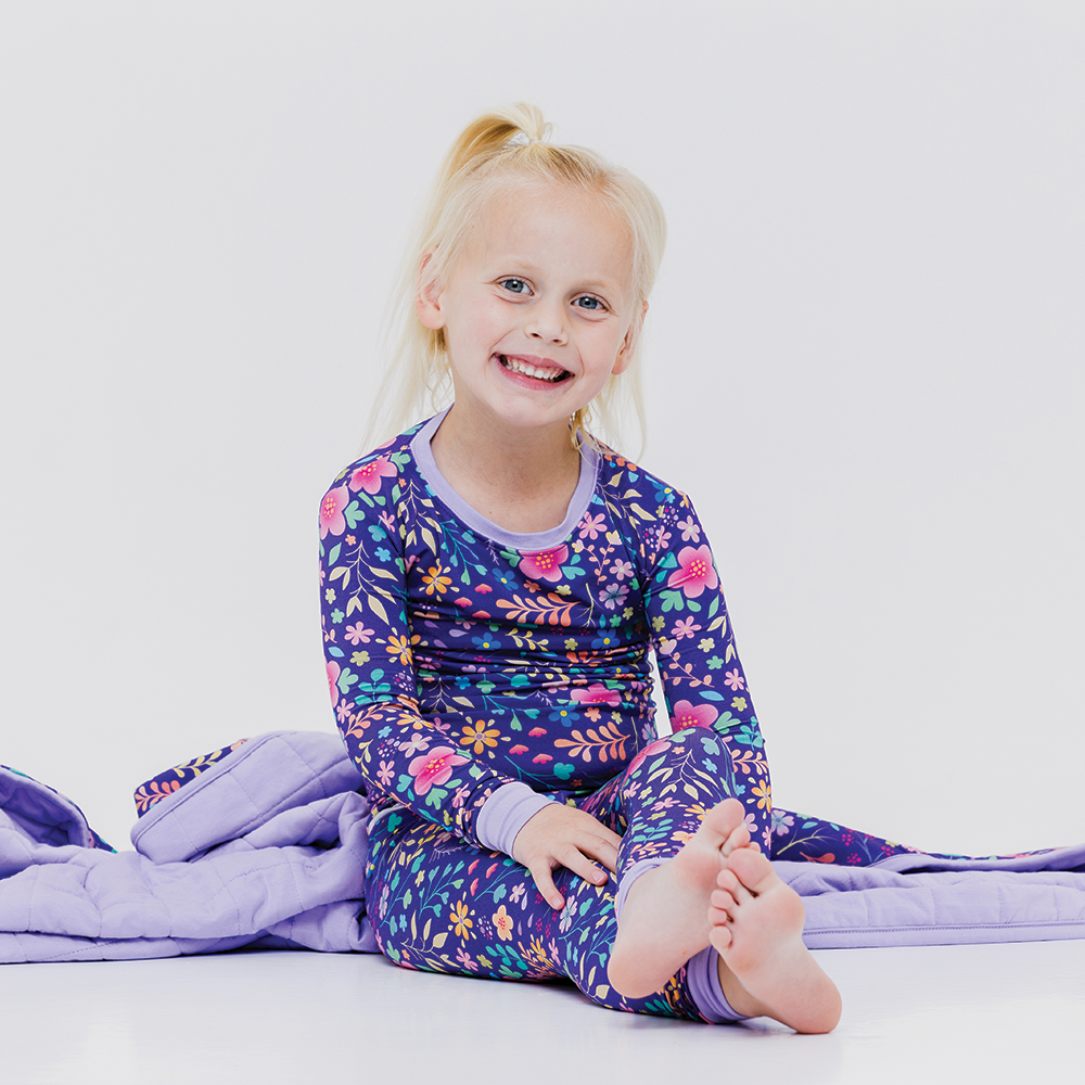 Orchid Gardens Long Sleeve Pajamas