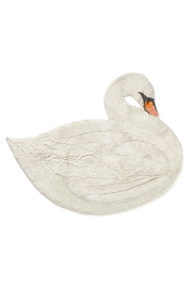 Washable Rug Swan