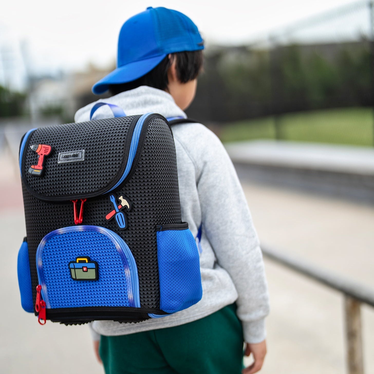 Student Backpack Blue Bird