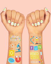 Mol-e-cool Tats - 62 Foil Temporary Tattoos